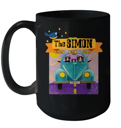 The Simon Family ( Customized Name ) Ceramic Mug 15oz Ceramic Mug 15oz Black 15oz