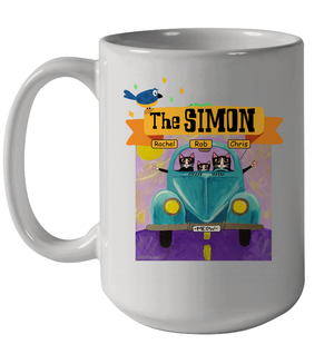 The Simon Family ( Customized Name ) Ceramic Mug 15oz