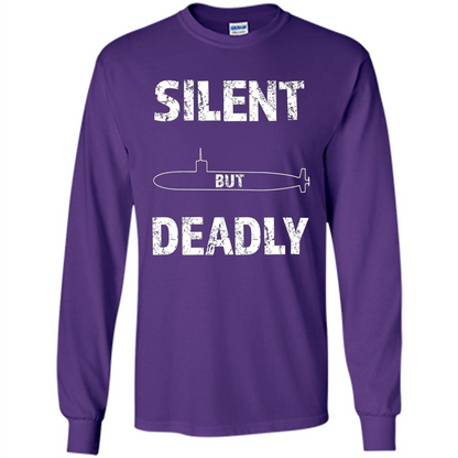 Submariners T-shirt Silent But Deadly T-shirt Purple