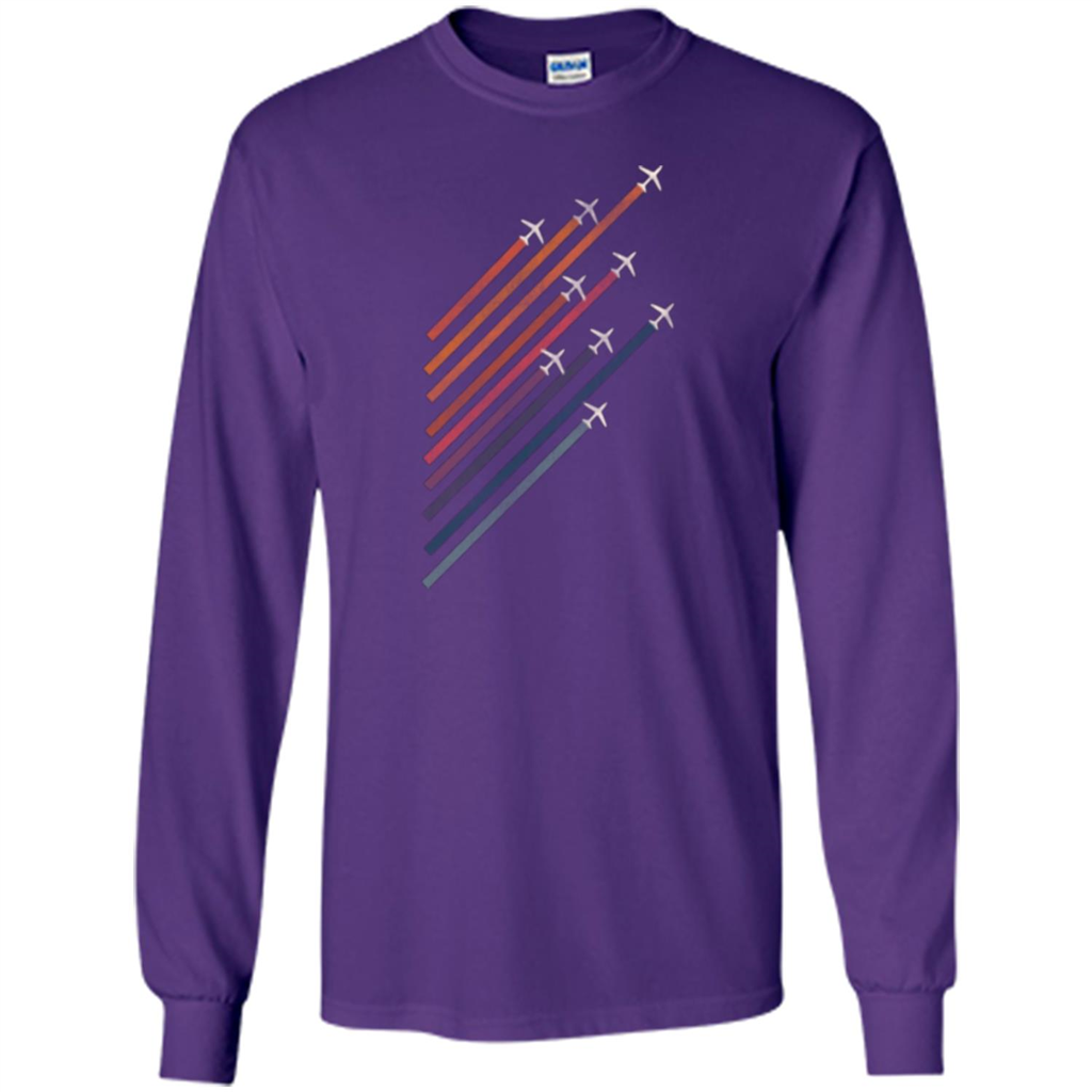 Aerial Acrobat T-shirt Purple