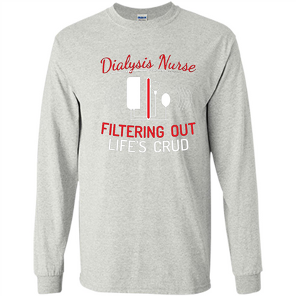 Dialysis Nurse Shirts Funny Nurse T-shirts Ash