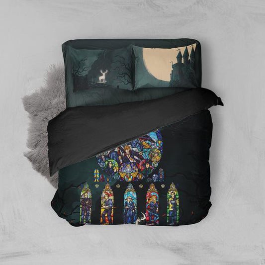 Stained Glass Harry Potter Bed Set