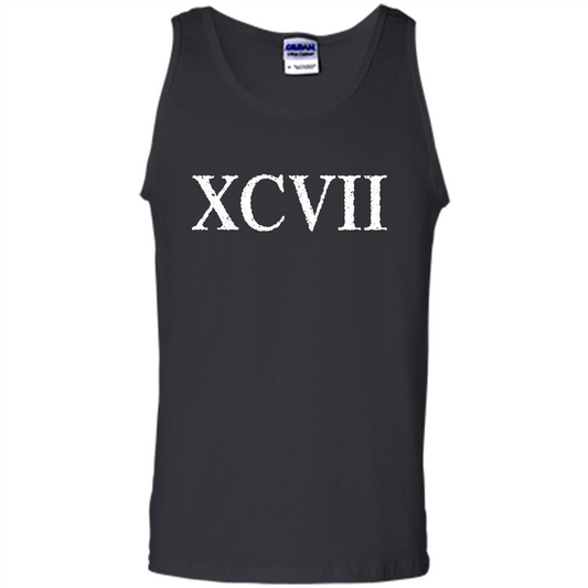 Roman Numeral 97 XCVII T-shirt Black