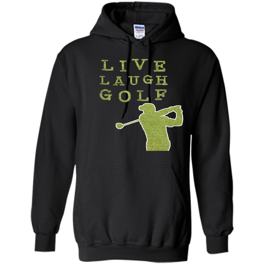 Love Golf T-shirt Live Laugh Golf T-shirt Black
