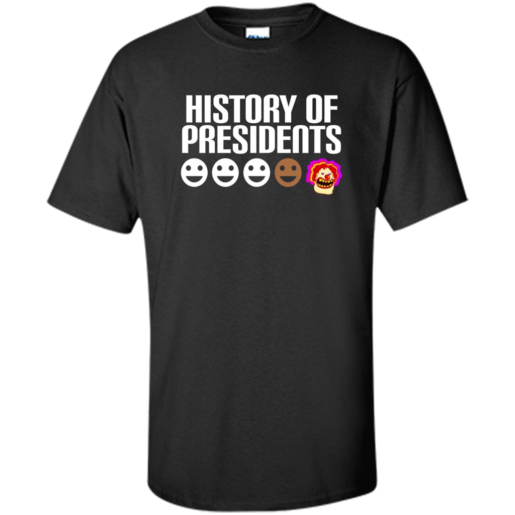 American T-shirt History Of Presidents Black