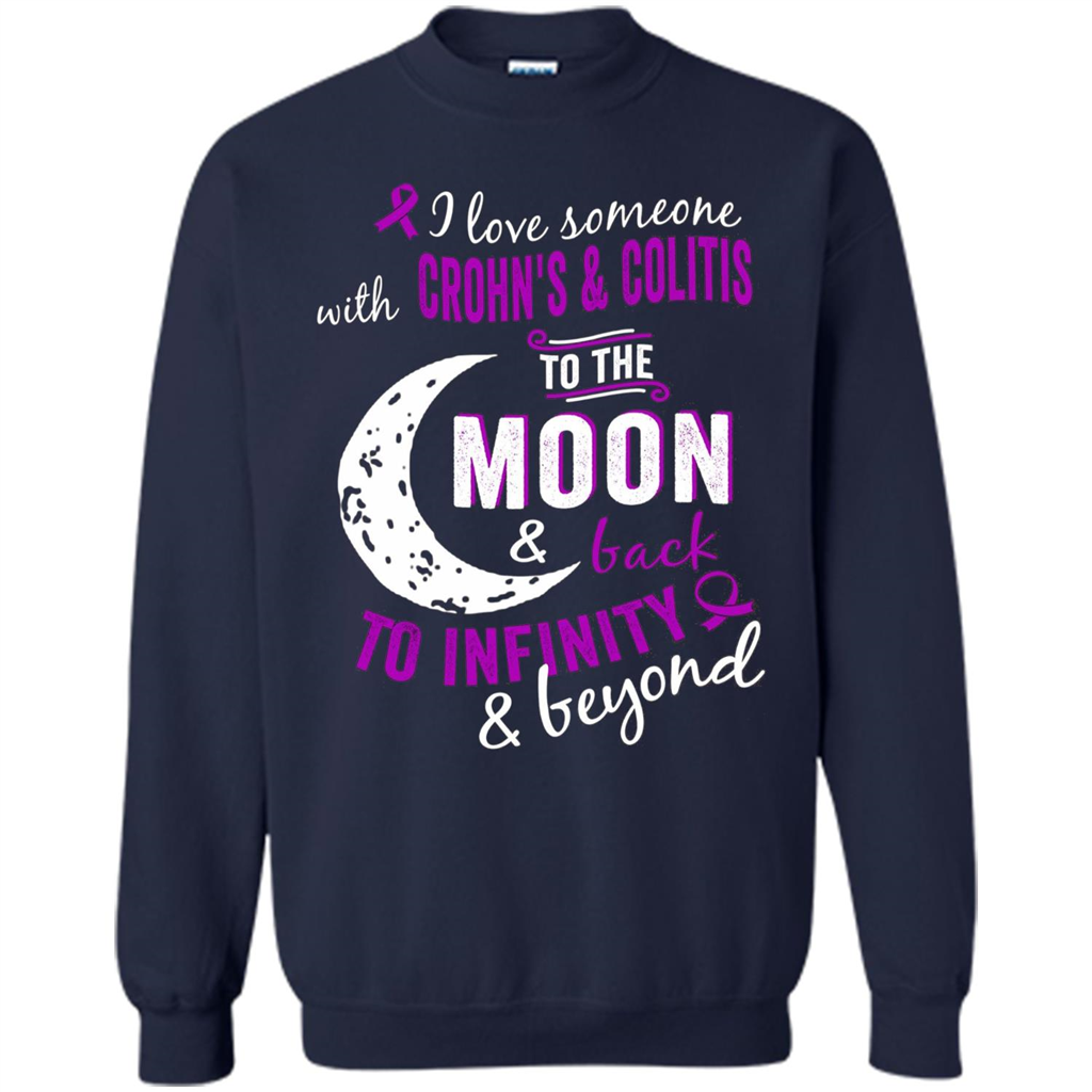 Crohn's and Colitis Awareness T-shirt Navy