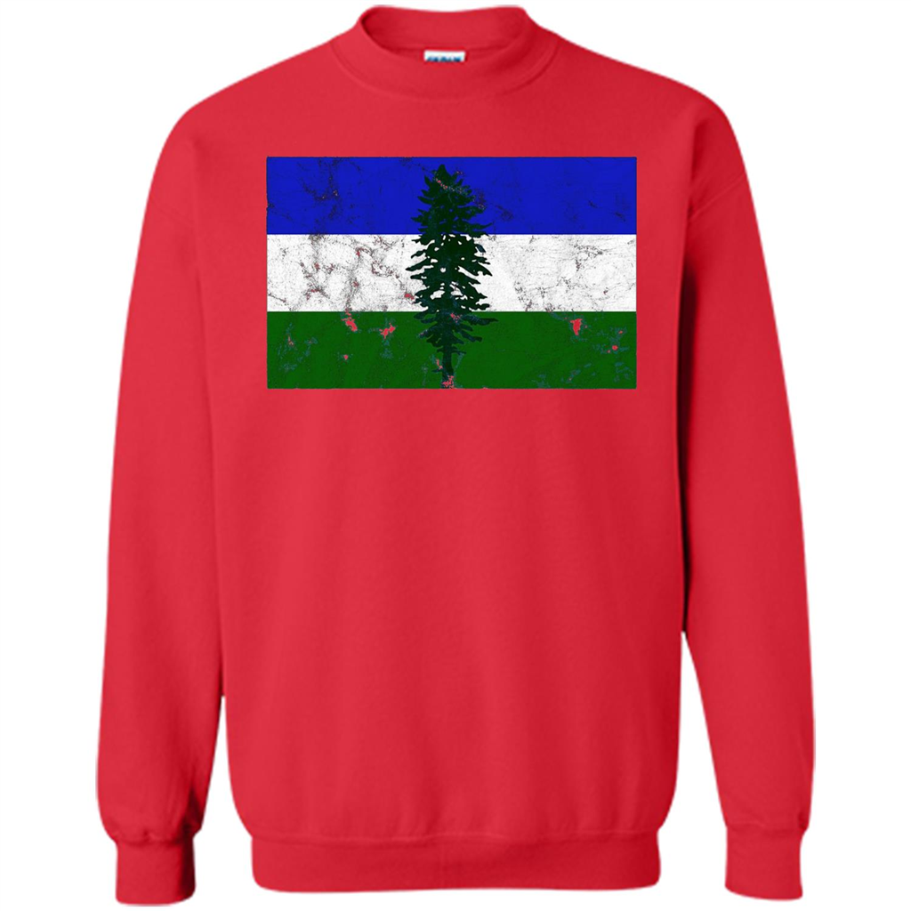 Distressed Cascadia Doug Flag Pacific Northwest T-shirt