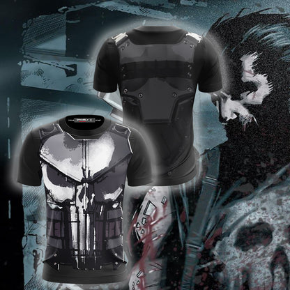 The Punisher (2017) Cosplay Unisex 3D T-shirt T-shirt