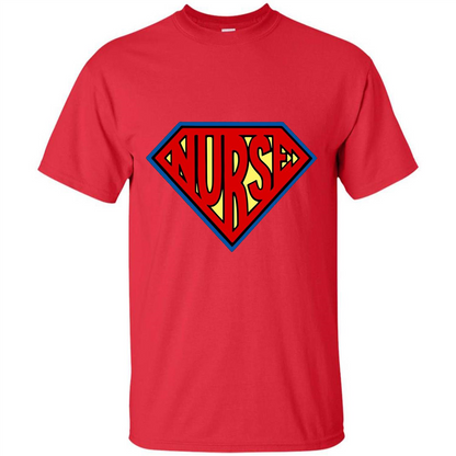 Super Nurse T-Shirt SuperHero SuperPower Nurse T-shirt Red