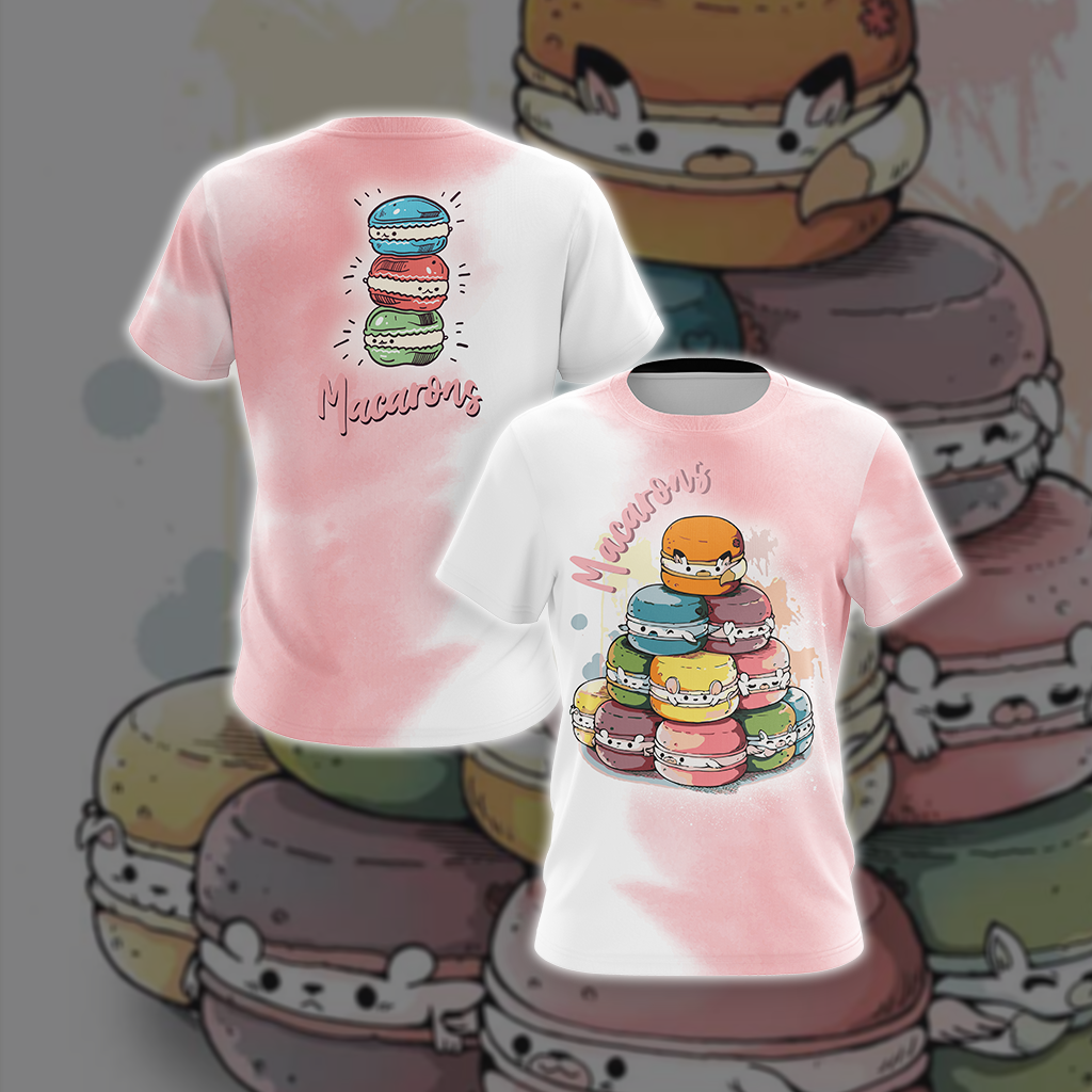 Macarons Unisex 3D T-shirt