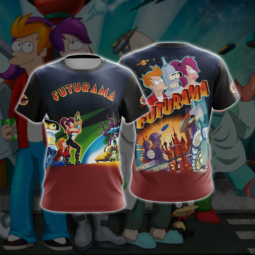 Futurama New Style Unisex 3D T-shirt