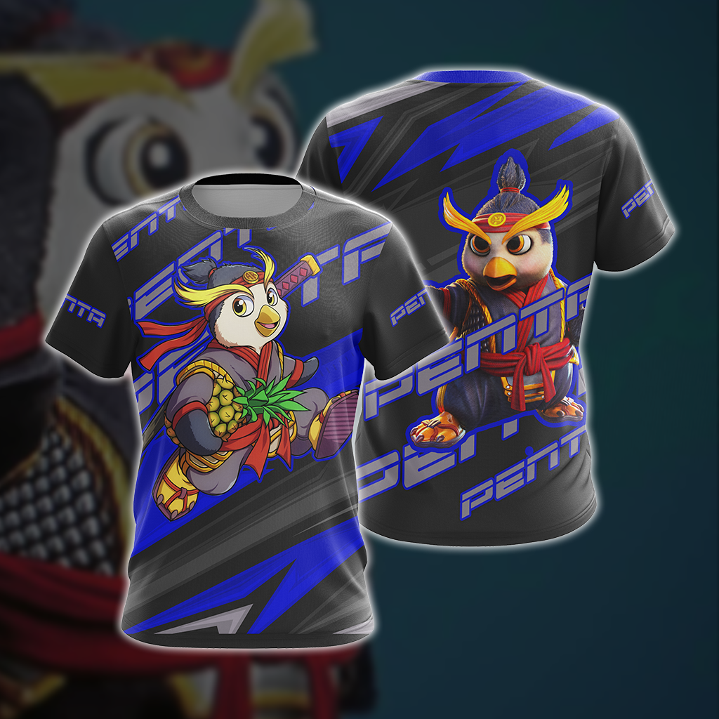 Crash Bandicoot Penta Penguin Unisex 3D T-shirt T-shirt