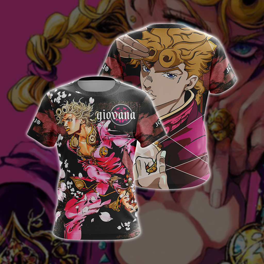 Jojo's Bizarre Adventure - Giovana Unisex 3D T-shirt T-shirt