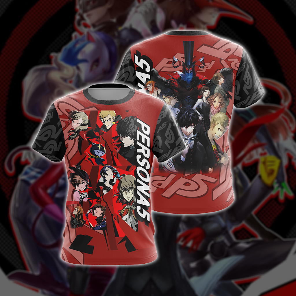 Persona 5 - Character Unisex 3D T-shirt T-shirt