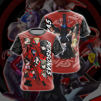 Persona 5 - Character Unisex 3D T-shirt T-shirt