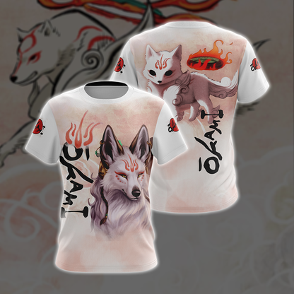 Okami Fox Unisex 3D T-shirt T-shirt