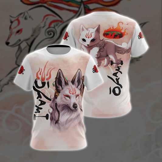 Okami Fox Unisex 3D T-shirt T-shirt
