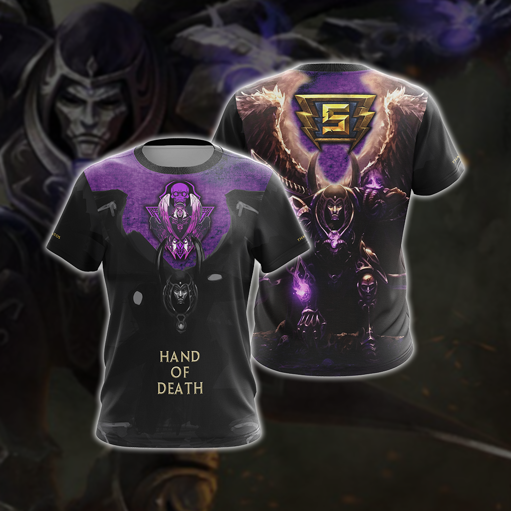 Smite (video game) - Hand Of Death Unisex 3D T-shirt T-shirt
