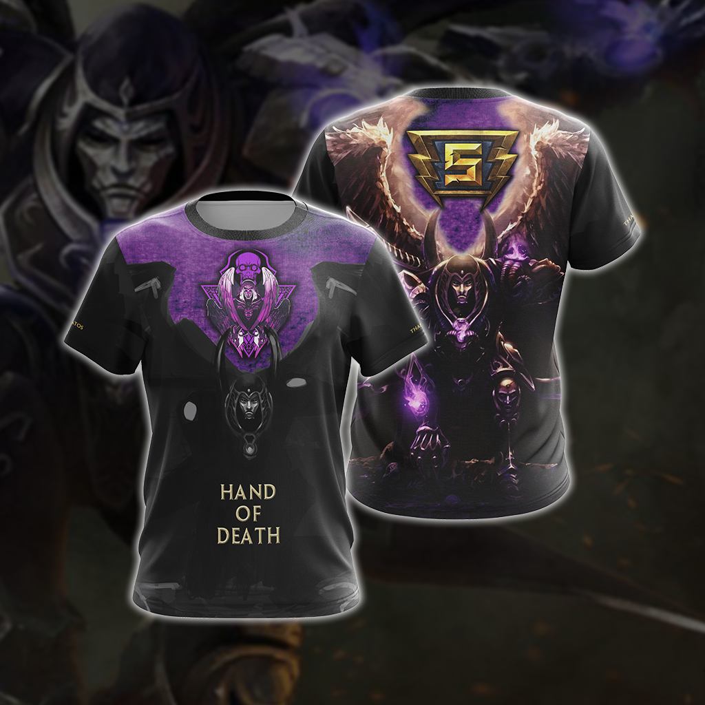 Smite (video game) - Hand Of Death Unisex 3D T-shirt