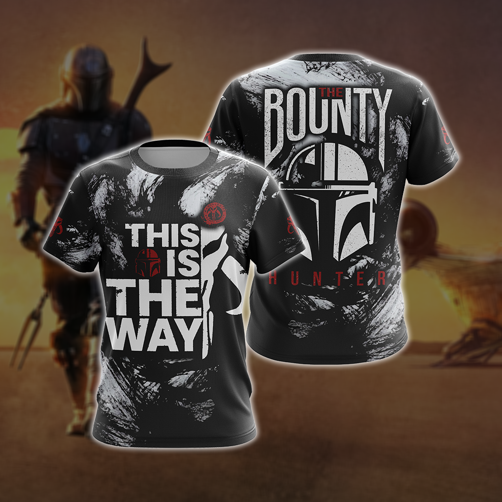 Star Wars Mandalorian Bounty Hunters Unisex 3D T-shirt T-shirt