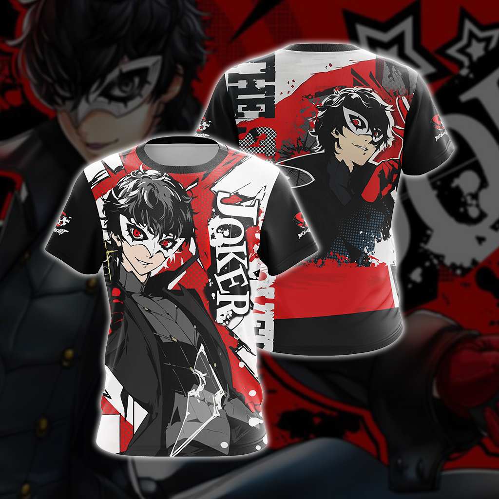 persona 5 joker t shirt