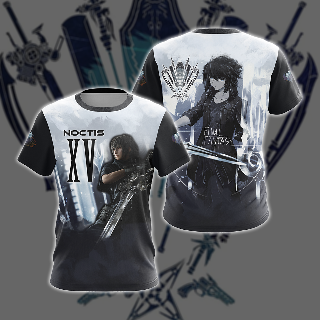 Noctis Final Fantasy XV Weapon Unisex 3D T-shirt Zip Hoodie T-shirt S 