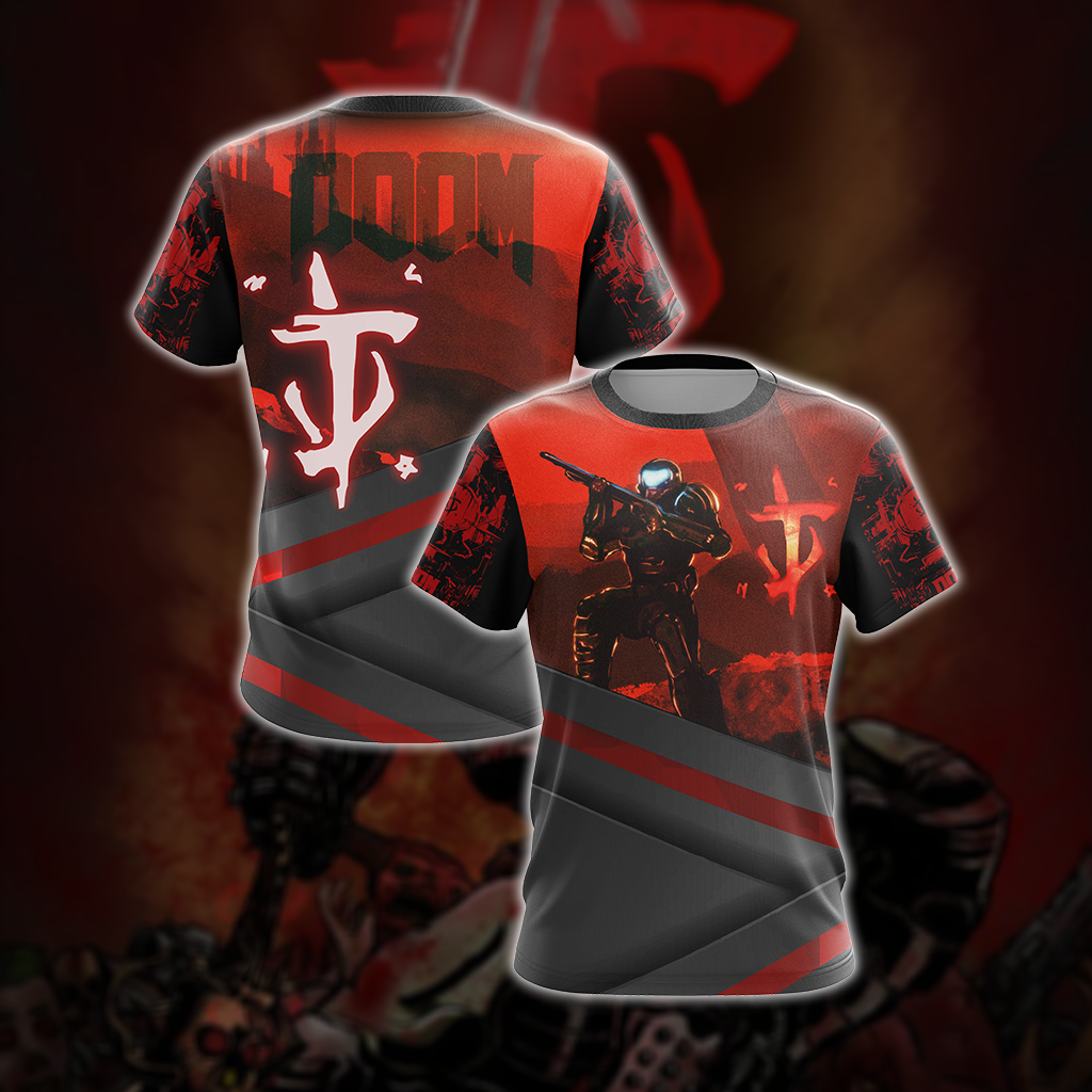 Doom New Version Unisex 3D T-shirt T-shirt