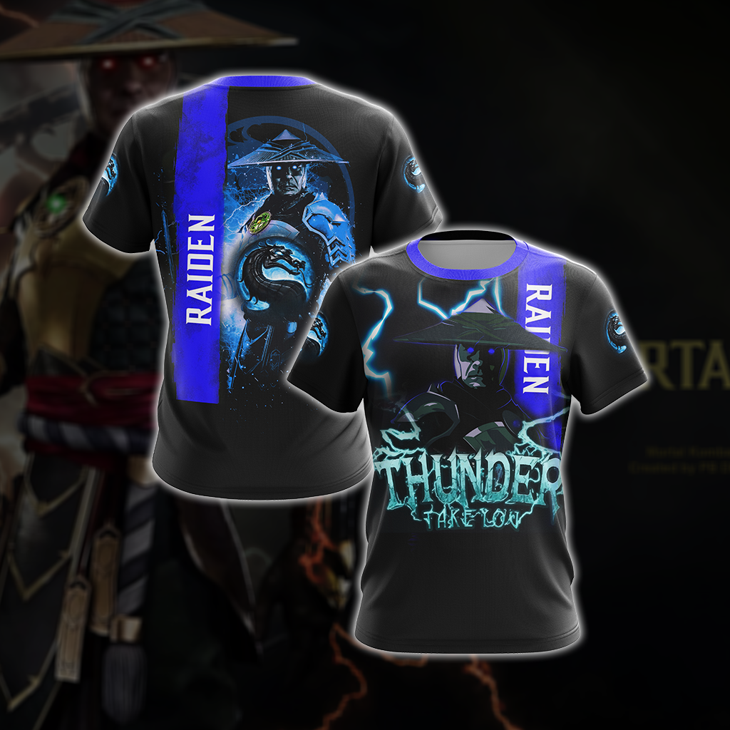 Mortal Kombat Raiden Unisex 3D T-shirt T-shirt