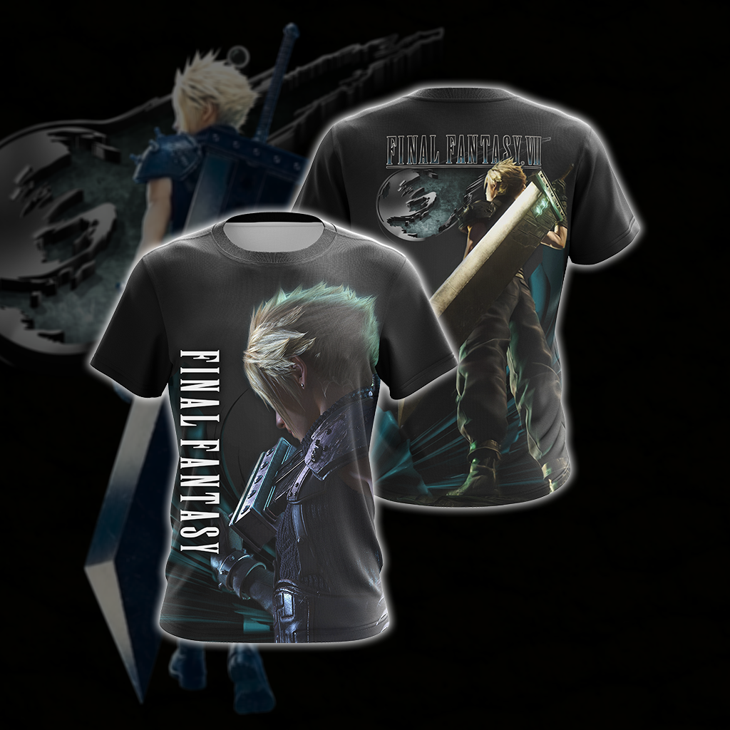Final Fantasy 7 New Look Unisex 3D T-shirt T-shirt