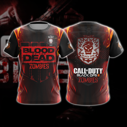Call of Duty: Black Ops Zombies Unisex 3D T-shirt T-shirt