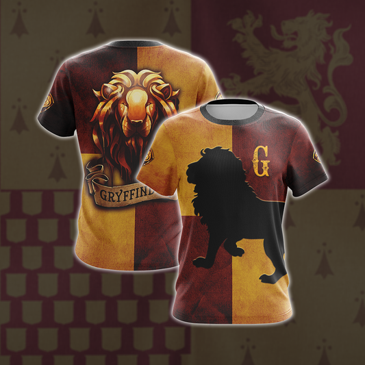 Gryffindor Lion Harry Potter New Look Unisex 3D T-shirt