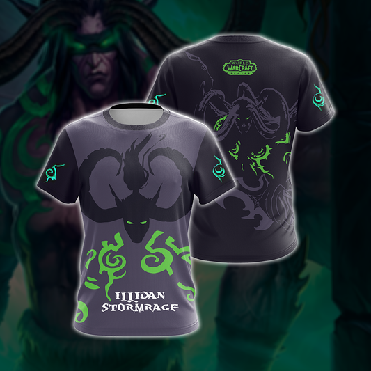 World Of Warcraft - Illidan Stormrage Unisex 3D T-shirt T-shirt