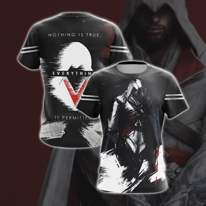 Assassin's Creed Nothing Is True Everything Is Permitted Unisex 3D T-shirt T-shirt