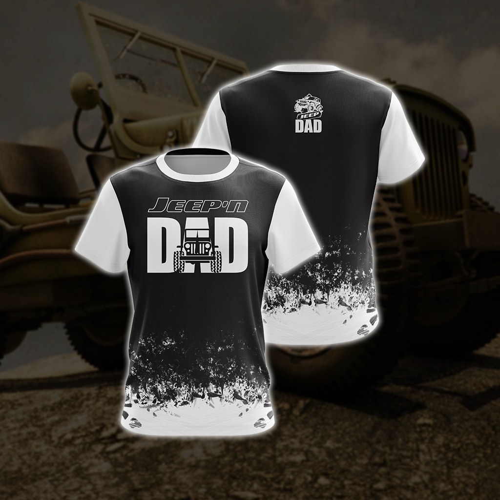 Jeep n Dad Father's Day Unisex 3D T-shirt