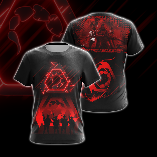 Command & Conquer - Brotherhood of Nod Unisex 3D T-shirt T-shirt