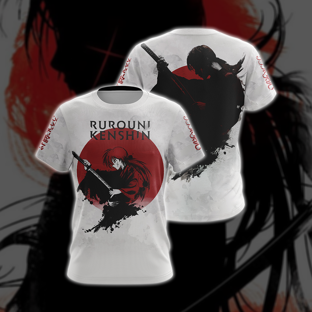 Rurouni Kenshin New Style Unisex 3D T-shirt T-shirt