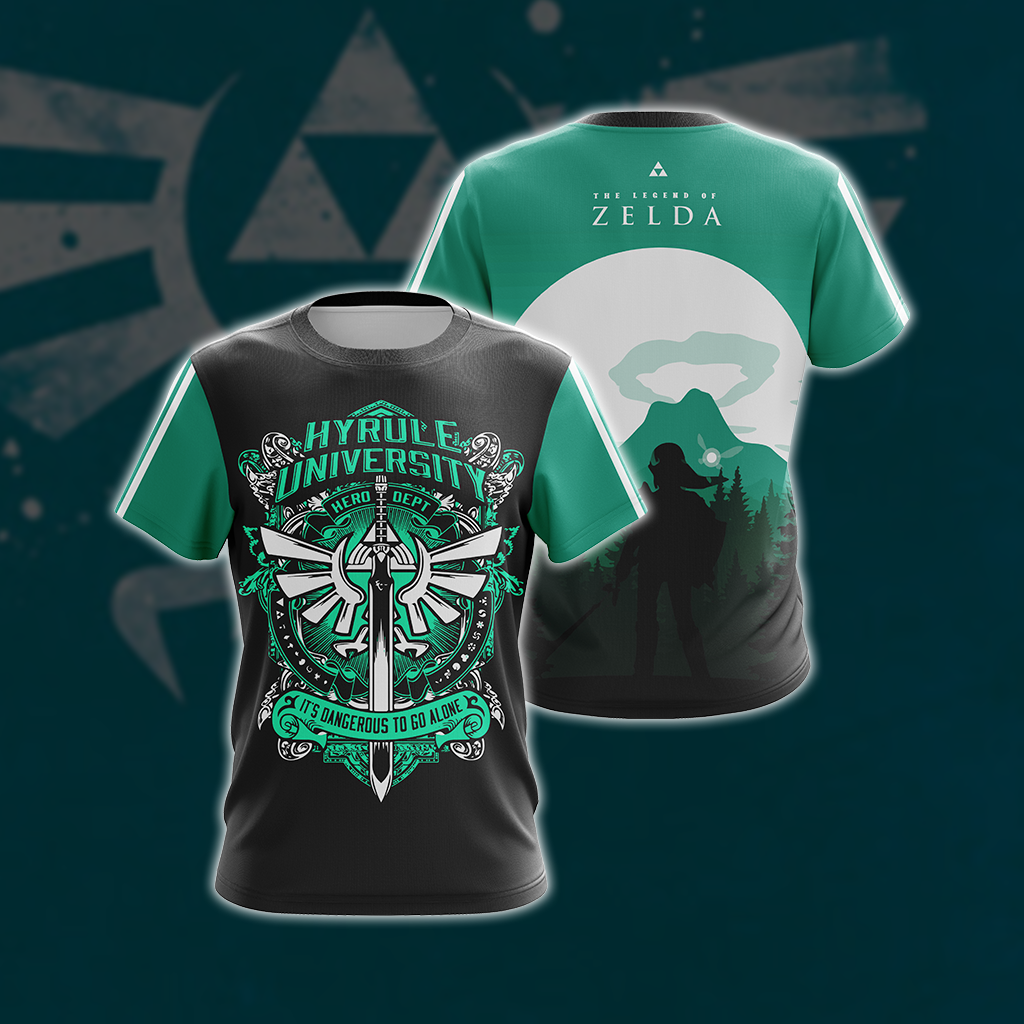 Legend of Zelda - Hyrule University Unisex 3D T-shirt T-shirt