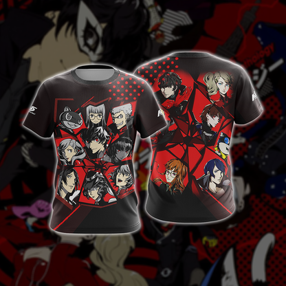 Persona 5 - Character Unisex 3D T-shirt T-shirt