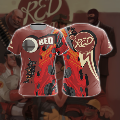 Team Fortress 2 - RED Unisex 3D T-shirt T-shirt