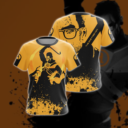 Half-Life - The One Free Man Unisex 3D T-shirt T-shirt