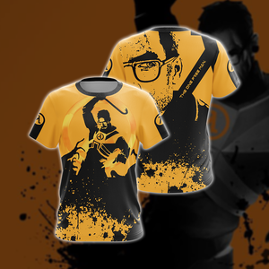 Half-Life - The One Free Man Unisex 3D T-shirt