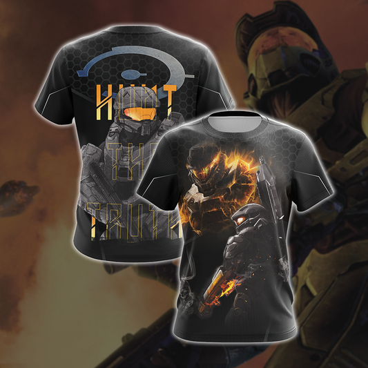 Halo Hunt The Truth Unisex 3D T-shirt T-shirt