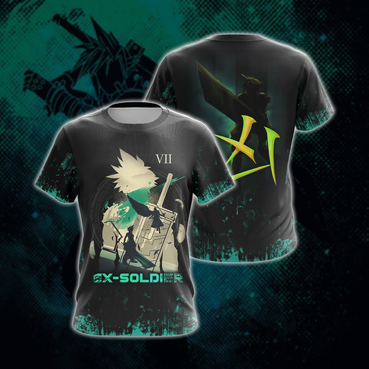 Final fantasy - Ex-Soldier of the VII Unisex 3D T-shirt T-shirt