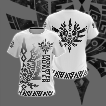 Monster Hunter Ultimate 4 Symbol Unisex 3D T-shirt T-shirt