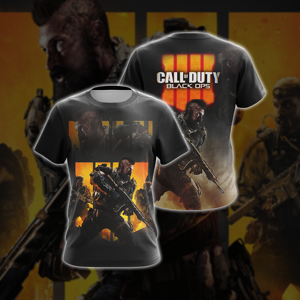 Call of Duty - Black Ops 4 New Look Unisex 3D T-shirt