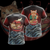 Vintage Cat and Ramen Japanese Style Unisex 3D T-shirt