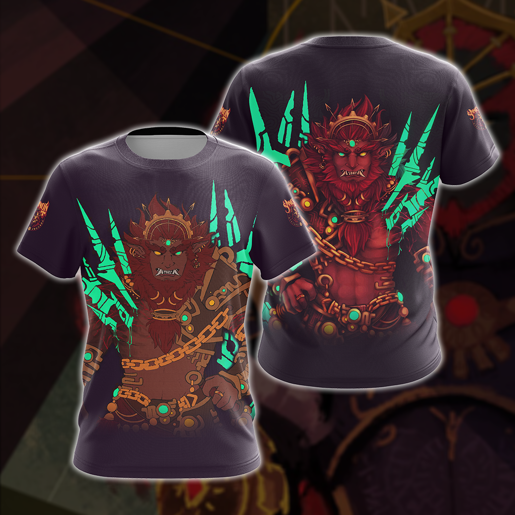 The Legend Of Zelda: Breath Of The Wild (BotW) Ganondorf Unisex 3D T-shirt T-shirt