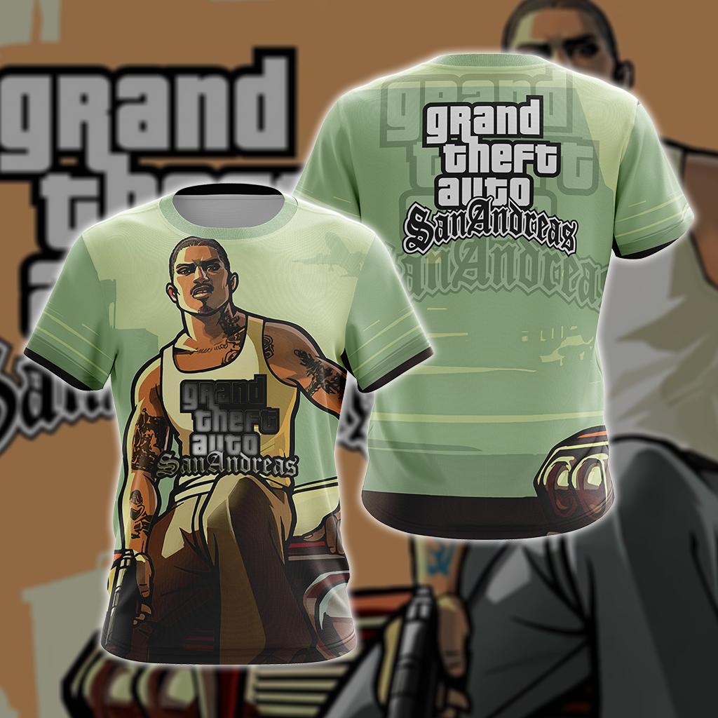 Grand Theft Auto: San Andreas Unisex 3D T-shirt T-shirt