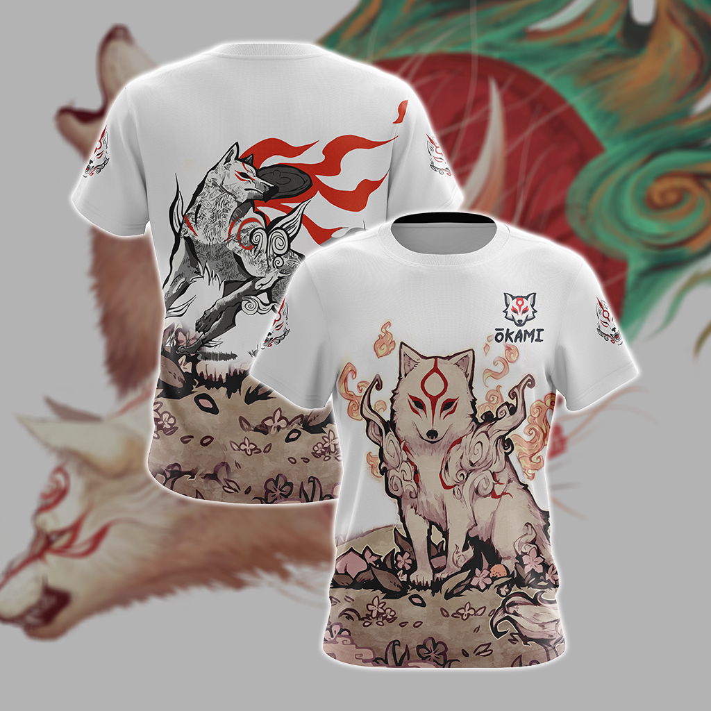 Okami New Unisex 3D T-shirt T-shirt