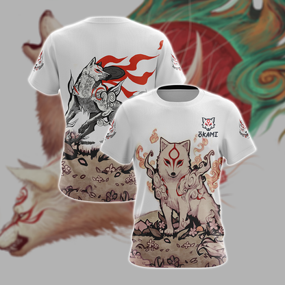 Okami New Unisex 3D T-shirt T-shirt